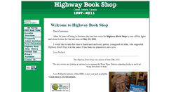 Desktop Screenshot of highwaybooks.ca